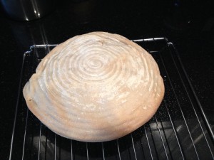 Bread making in Brotform Basket Inspiringkitchen.com