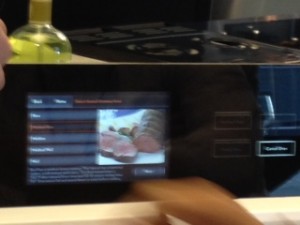 digital Jenn Air oven screen
