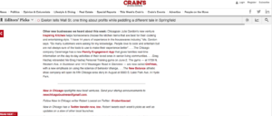 Press Crains Business Inspiring Kitchen
