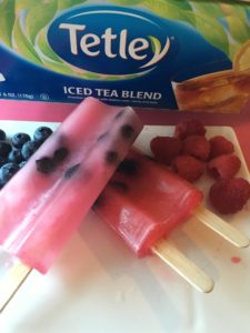 TetleyVery Berry Ice Tea Popsicles