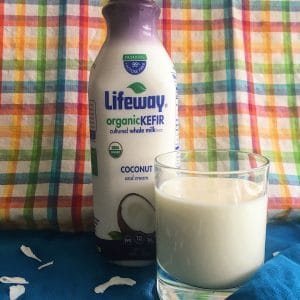 Tropical Kefir Chia Pudding with Mango and Coconut