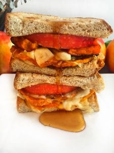 Roasted Squash Apple Grilled Cheese Sandwich