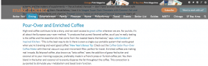 Inspiring Kitchen is quoted talking coffee trends on Make It Better Magazine Jan 2018