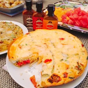 Vegetable Frittata brunch
