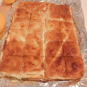 Lemon Zest Cream Cheese Pastry with Candied Lemon