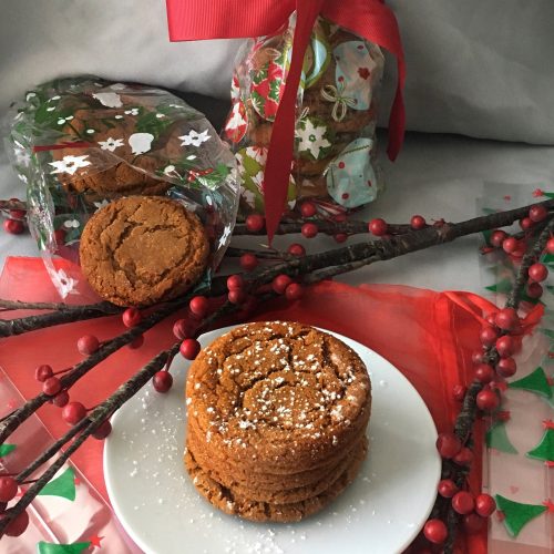 molasses cookie recipe in bag
