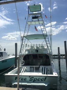 fishing boat in Suny Isles Beach