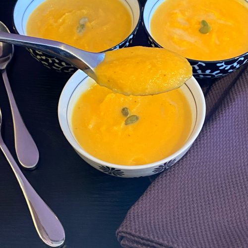 spoonful of butternut squash souip