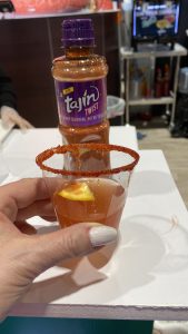 Tajin sweet and salty cocktail